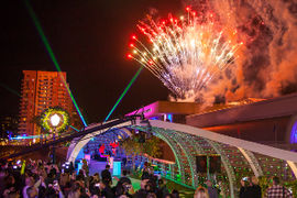 New Rainbow Bridge Unveiled at Long Beach Convention & Entertainment Center