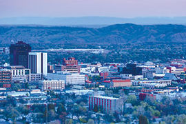 Billings city skyline