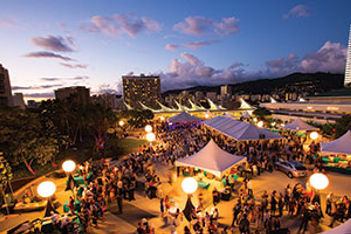 Hawaii Convention Center outdoor space