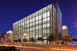 Austin Convention Center night exterior