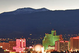 Reno mountain skyline