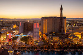 las vegas dusk