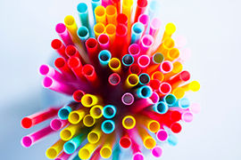 plastic straws