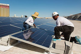 Mandalay Bay rooftop solar