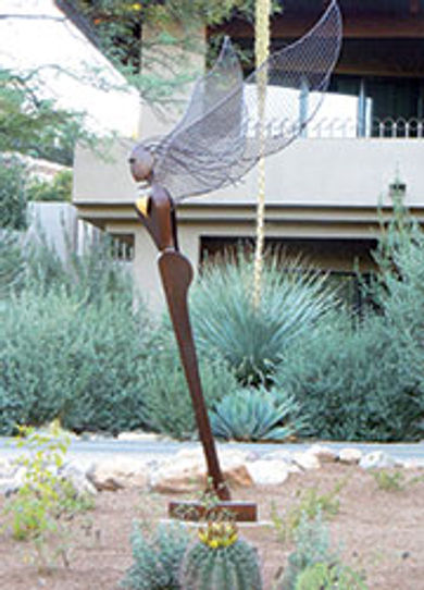 The Westin La Paloma Resort
& Spa in Tucson, AZ transforms
a number of its outdoor paths into
an art walk with rotating works