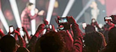 Social media and video are
combining to create an increasingly
powerful tool for live events