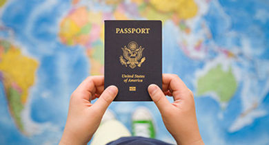 International travel passport