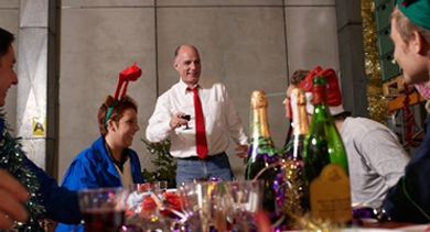 holiday party prep