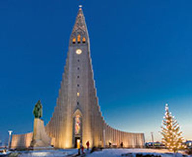 The Hallgrimskirkja Lutheran church
is one of Iceland's many stunning
cultural attractions