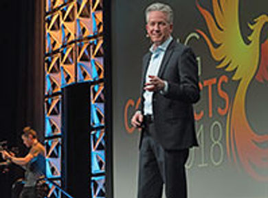 TUG's last seven conferences have been
at Marriott properties, and one will be
at a Hilton in 2019, but TUG's president
says commission cuts mean this won't
be repeated