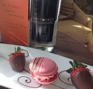 Every aspect of a retreat to
St. Albans, U.K., was made with
"relaxation" as the goal,
including in-room gifts