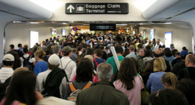 busy airport