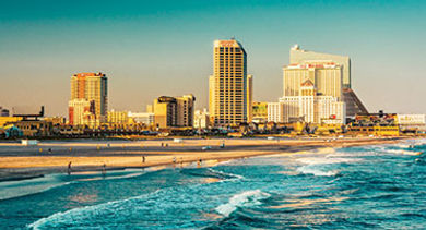 Atlatic City beach hotel casino