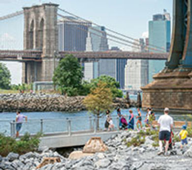 Brooklyn Bridge Park is an ideal spot
for attendees seeking outdoor jaunts