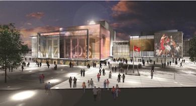 Washington DC Entertainment Sports Arena Rendering