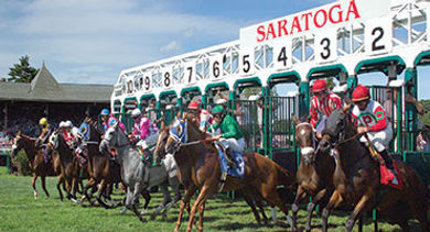 Saratoga Race Course thoroughbred track Saratoga Race Course thoroughbred track
