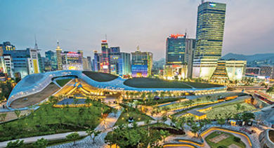 South Korea cityscape