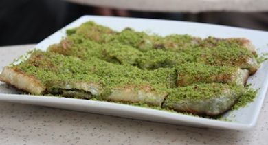 Katmer is a pastry from Gaziantep.