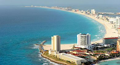 Sky view Cancun Hotel Zone
