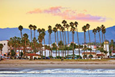 Santa Barbara in Southern California
is a laid-back treat