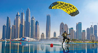 Skydive Palm Jumeirah island Skydive Palm Jumeirah island