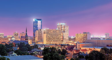 LEXINGTON KY night skyline