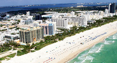 Miami South Beach shoreline