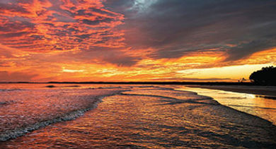 Hilton Head Island Sunset Surf