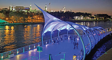 Riverwalk Blue Canopy Riverwalk Blue Canopy