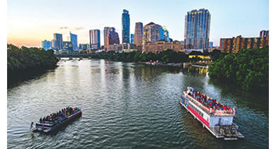 Austins skyline Lady Bird Lake Austins skyline Lady Bird Lake