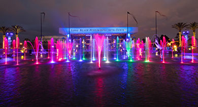 Long Beach fountains