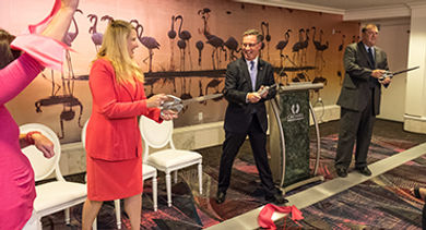 Flamingo LV Ribbon Cutting