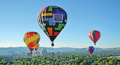 Great Balloon Race Sierra Nevada Mountains Great Balloon Race Sierra Nevada Mountains