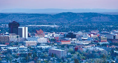 Billings city skyline