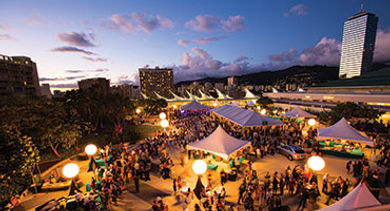 Hawaii Convention Center outdoor space Hawaii Convention Center outdoor space