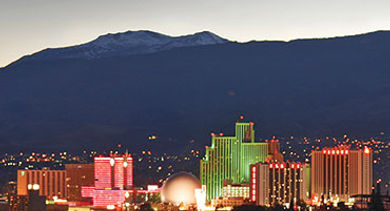 Reno mountain skyline Reno mountain skyline