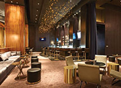 The Franklin lobby bar at the new Delano Las Vegas
is a quiet and elegant space that can offer really
inventive cocktails and small-bite plates to small groups