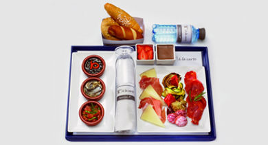 healthy airline food