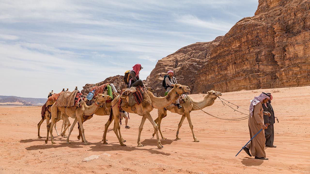 Some AdventureNext Near East attendees embarked on pre-conference adventures in destinations such as the Wadi Rum desert.