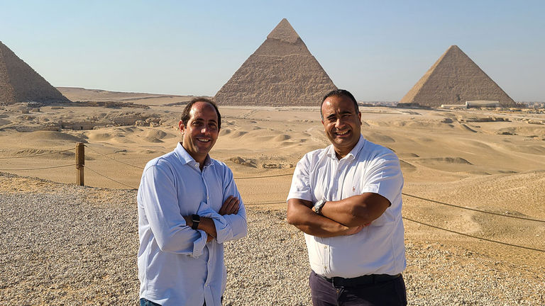 Ramez Salama (right), president of High End Journeys