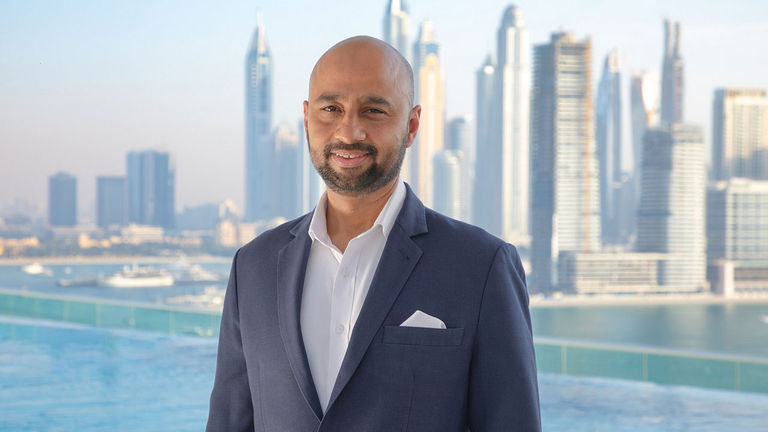 Manish Jha, general manager of NH Collection Dubai The Palm