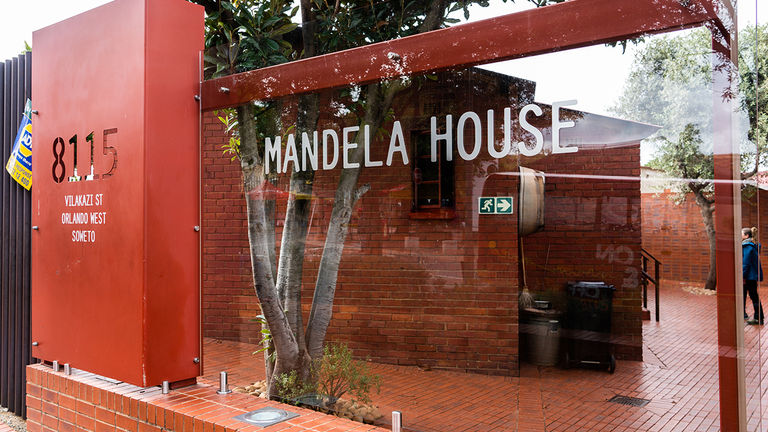 The Mandela House on Vilakazi Street in Soweto, South Africa
