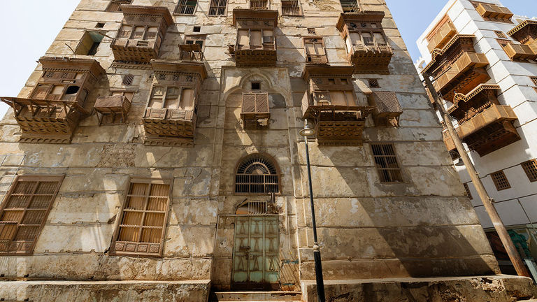 Visitors can take a tour of the Al Balad historical area of Jeddah.