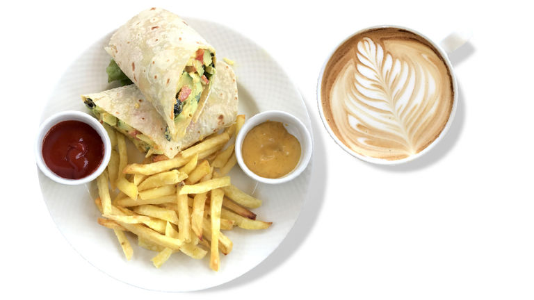 Have lunch and a coffee tasting at Kimemo Coffee.
