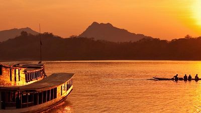 The lifeblood of Laos comes from its two major rivers, including the Mekong. // © 2016 Brian Raisbeck 2