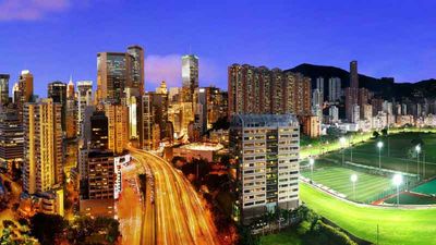 A view of the Happy Valley Racecourse in Hong Kong // © 2013 Happy Valley Racecourse 2