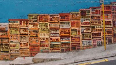 A colorful wall next to G.O.D. in the chic Central neighborhood. // © 2014 Goods Of Desire 2