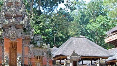The Sacred Monkey Forest is home to three temples and more than 500 macaques. // © 2014 George Mucalov 3