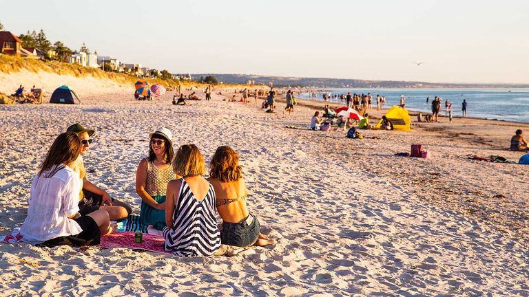 There are many accessible beaches in Adelaide.