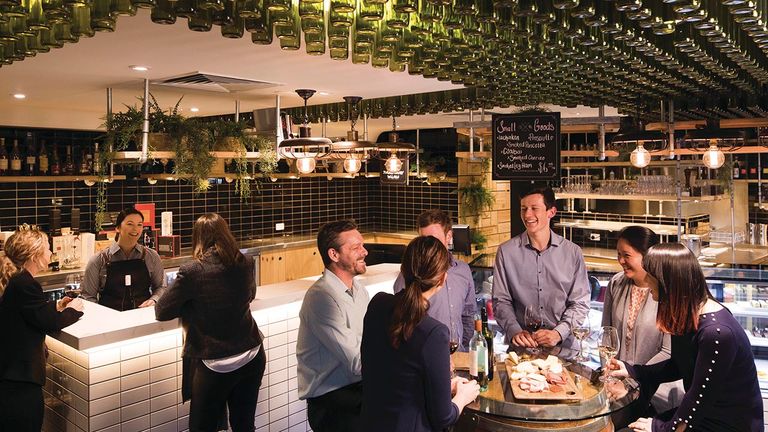 Enjoy vino at National Wine Centre of Australia's Wined Bar.